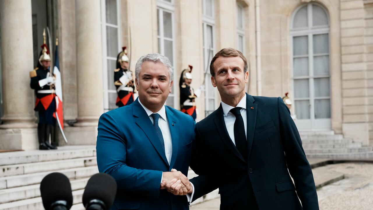 Emmanuel Macron Iván Duque