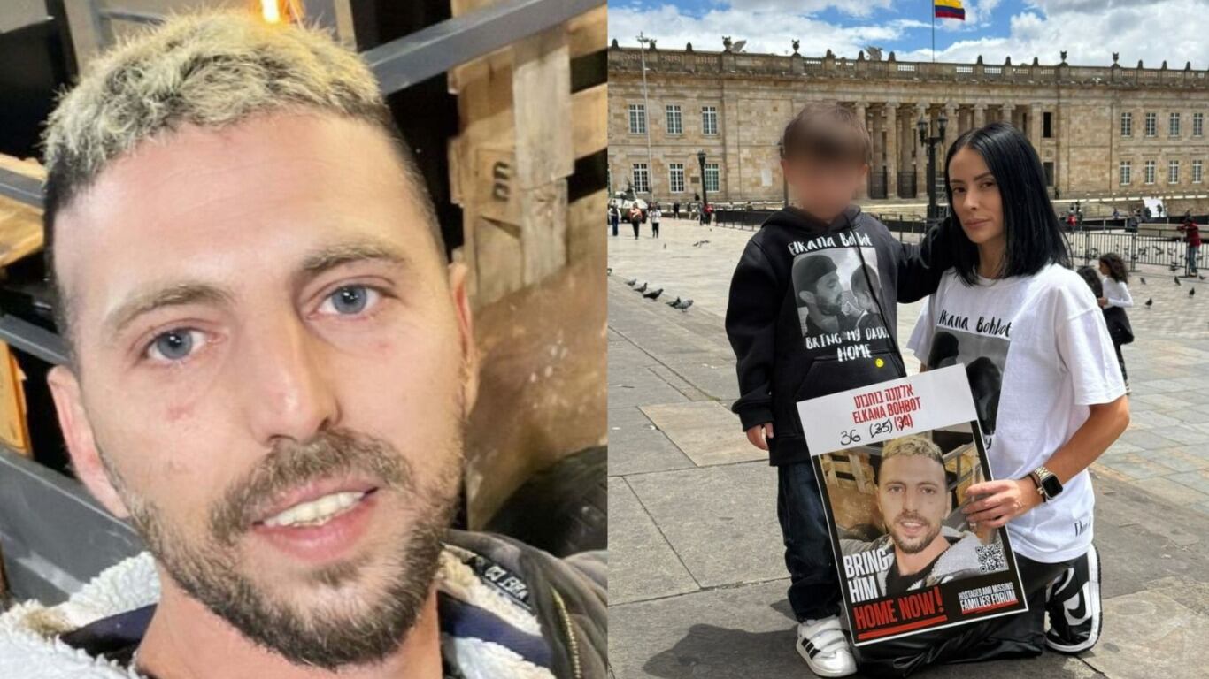 Rebecca Bohbot, la esposa del ciudadano colombo - israelí Elkana Bohbot, secuestrado por el grupo terrorista Hamás, habla sobre su drama y un pedido urgente de liberación.