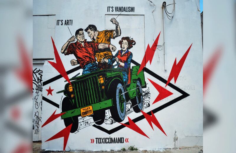 Tales from graffiti. Wynwood, Miami, Estados Unidos, 2015. Fotografía: Toxicómano