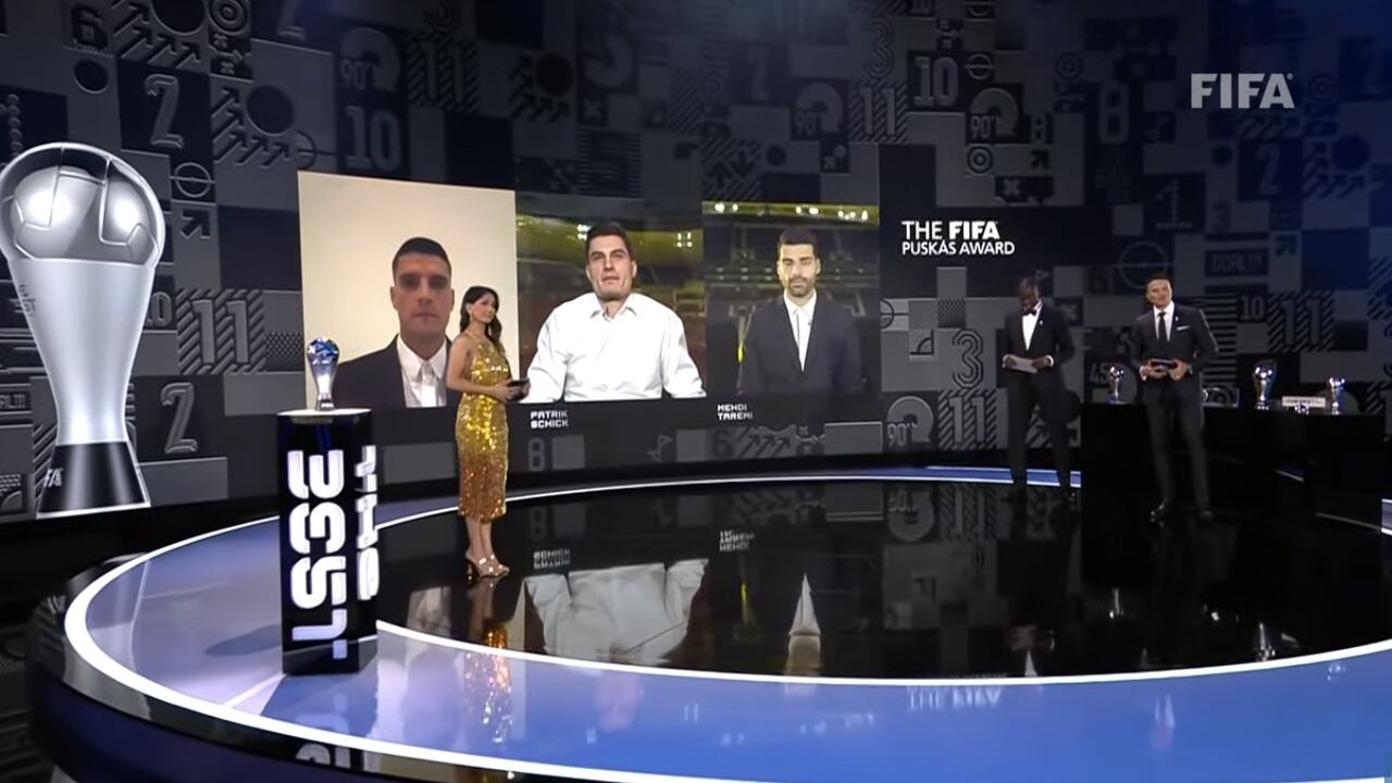 Erik Lamela, Patrick Shick y Mehdi Taremi fueron los finalistas