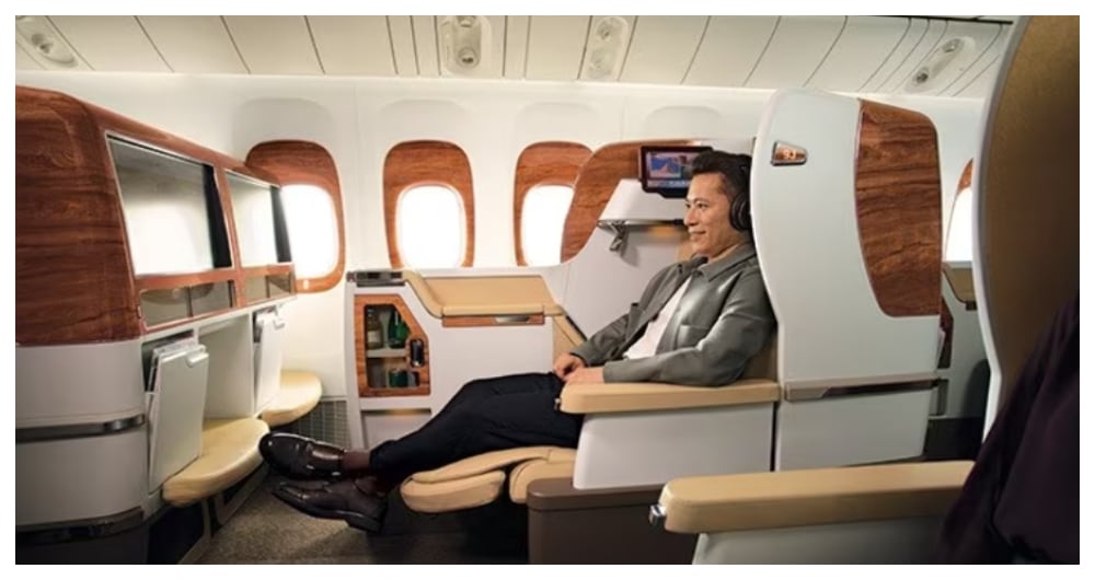 Clase ejecutiva, en Emirates