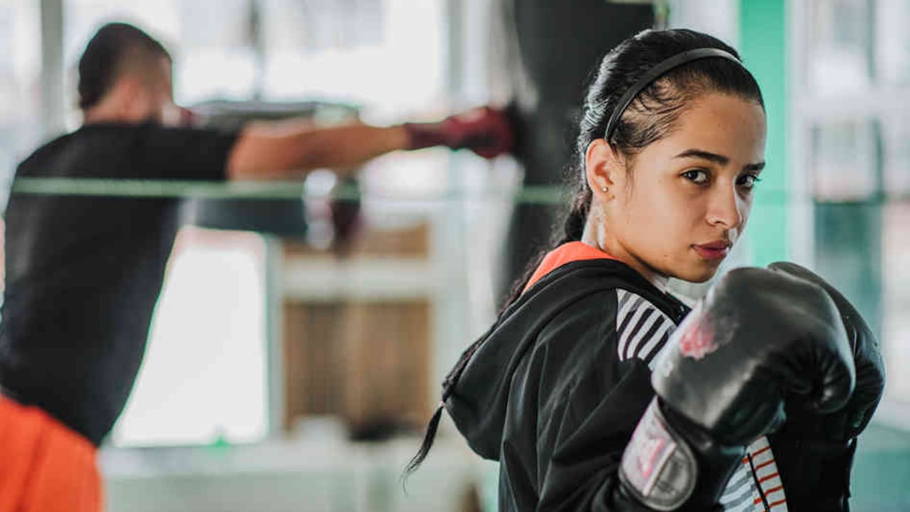 Lina Vanessa Narváez fue la precursora del boxeo femenino en Sabaneta. Hoy se proyecta a nivel nacional.
