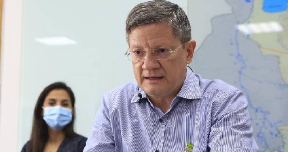Gobernador de Antioquia (e), Luis Fernando Suárez.