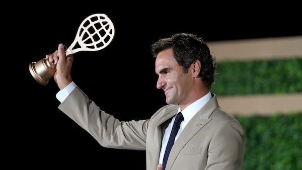 Roger Federer recibió la Raqueta de Oro del Salón Internacional de la Fama del Tenis.