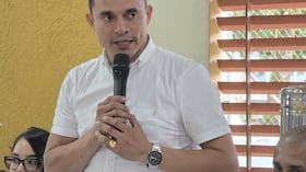 Luis Emilio Bustos, alcalde de Puerto Leguízamo, Putumayo, donde se accidentó el avión Hércules de la FAC.