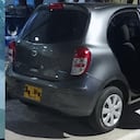 Segundo carro abandonado por falsos policías en Barranquilla.