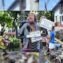 El 'Loco Álvaro' pasó la noche cerca al estadio General Santander de Cúcuta.