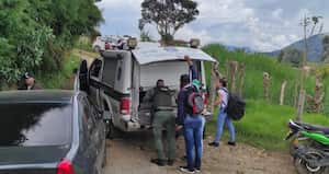 Levantamiento de cadáver de mujer que fue asesinada e incinerada por su esposo en Guarne, Antioquia.