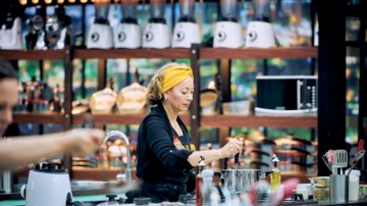 Aida Morales tuvo problemas en el reto de salvación.