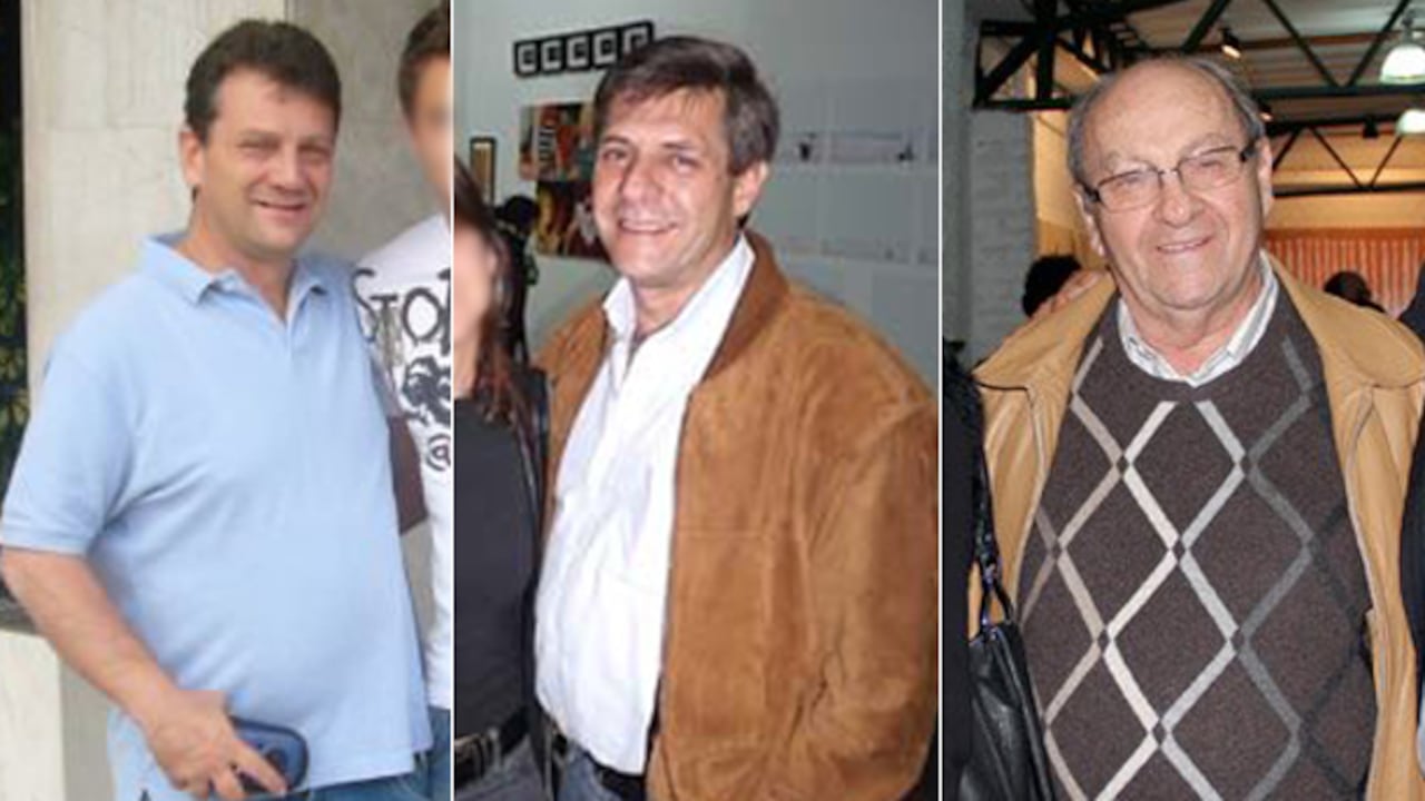 Arieh, Henry e Isaac Guberek.