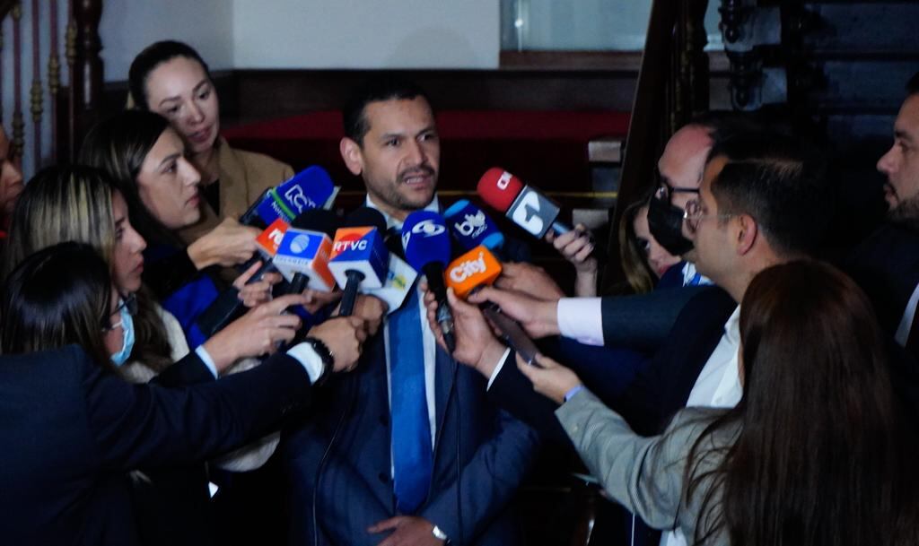 Ministro del Interior Daniel Palacios.