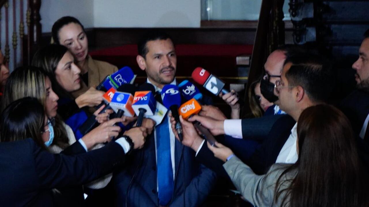 Ministro del Interior Daniel Palacios.