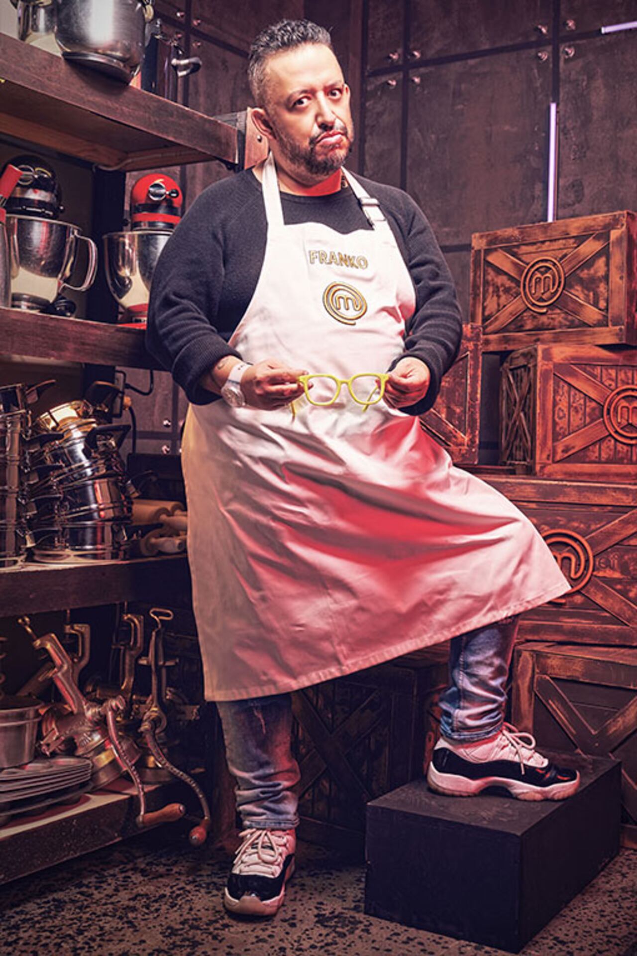 Franko Bonilla en MasterChef Celebrity