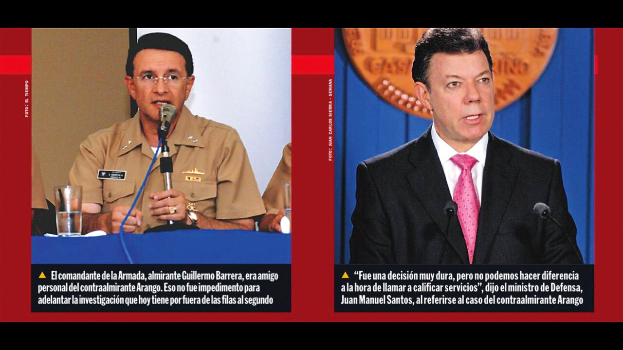 SEMANA tiene el escrito de acusación en el que la Fiscalía hace contundentes señalamientos contra Barrera, quien para 2007 ocupaba el máximo cargo en la Armada, cuando el ministro de Defensa era Juan Manuel Santos.