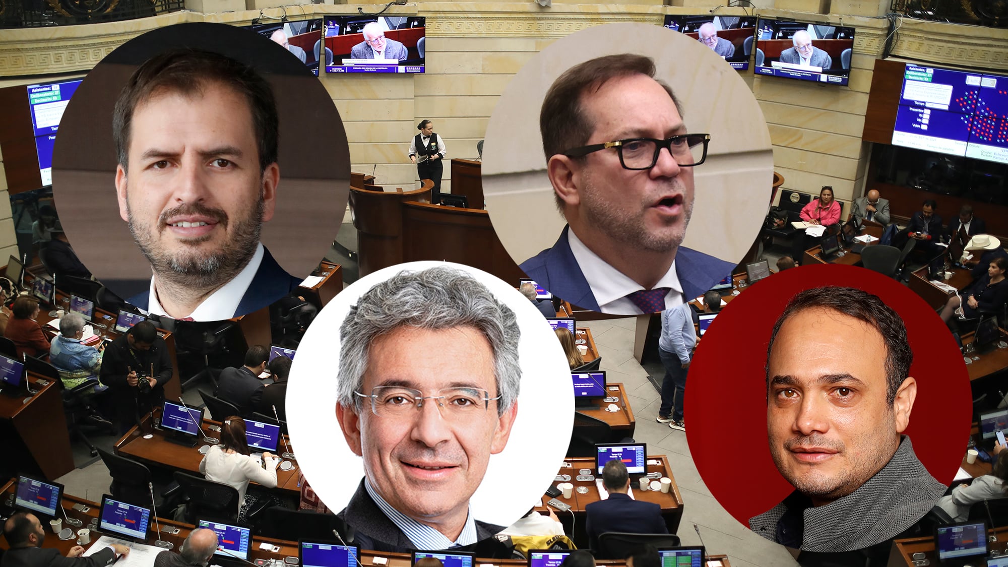 Senado:
Andrés Forero, del Centro Democrático.
Alfredo Deluque, del partido de la U.
Enrique Gómez, de Salvación Nacional.
Lidio García, Partido liberal