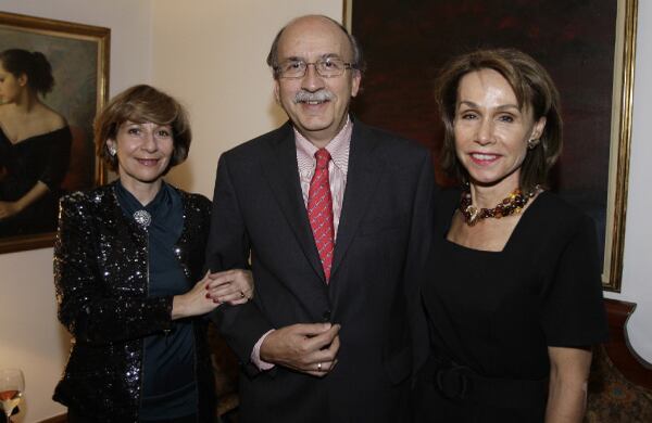Mónica Pombo, Daniel Pombo y Gloria Ritter.