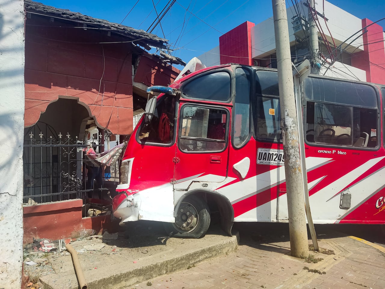 Accidente de Bus en Cartagena