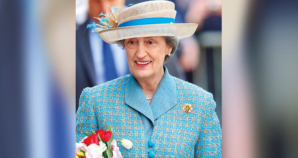  Lady Susan Hussey, una de las ayudantes más cercanas de la reina consorte Camilla; quien recientemente renunció