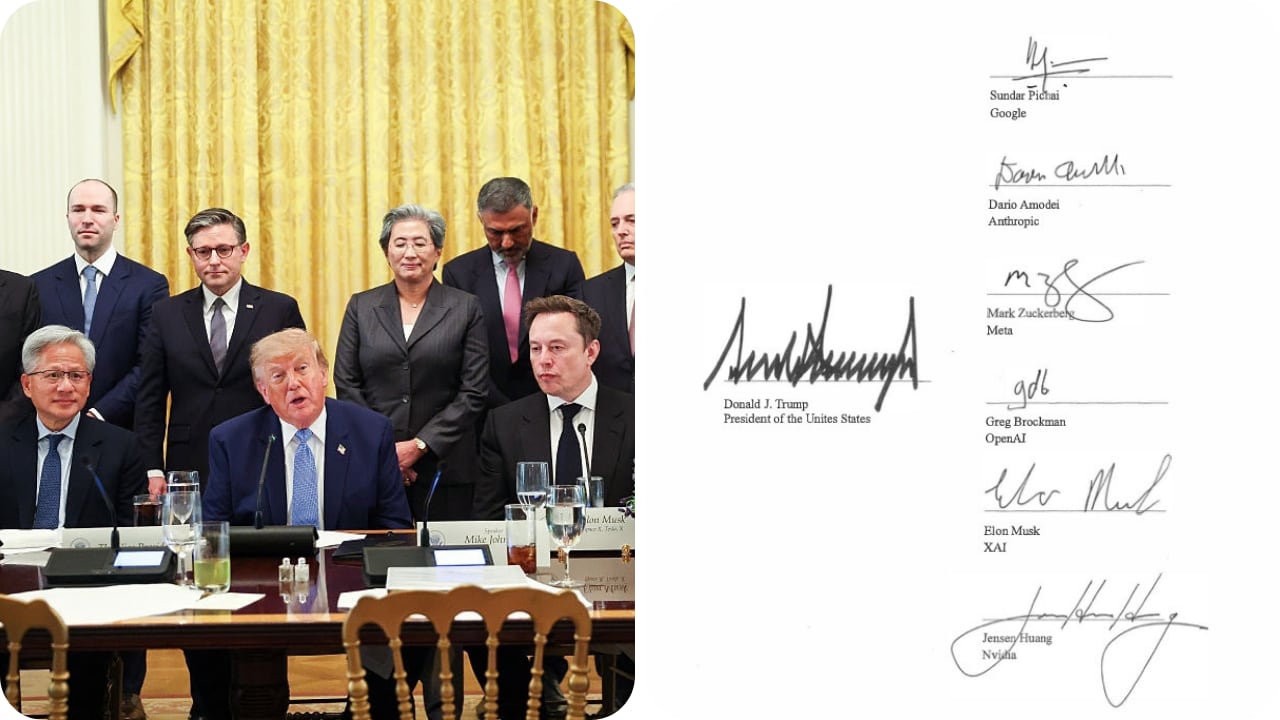 El documento firmado por Trump generó comentarios por un detalle que pasó inadvertido para la Casa Blanca.