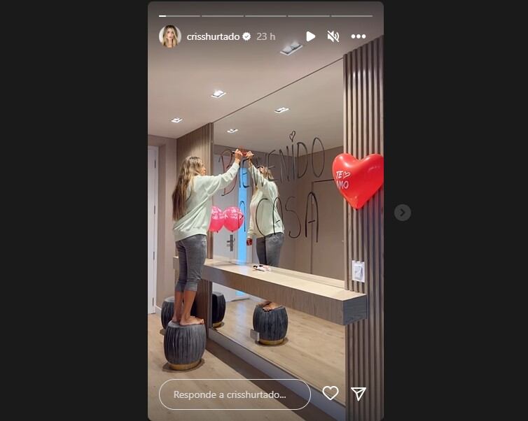 La presentadora quiso tener un detalle con su esposo