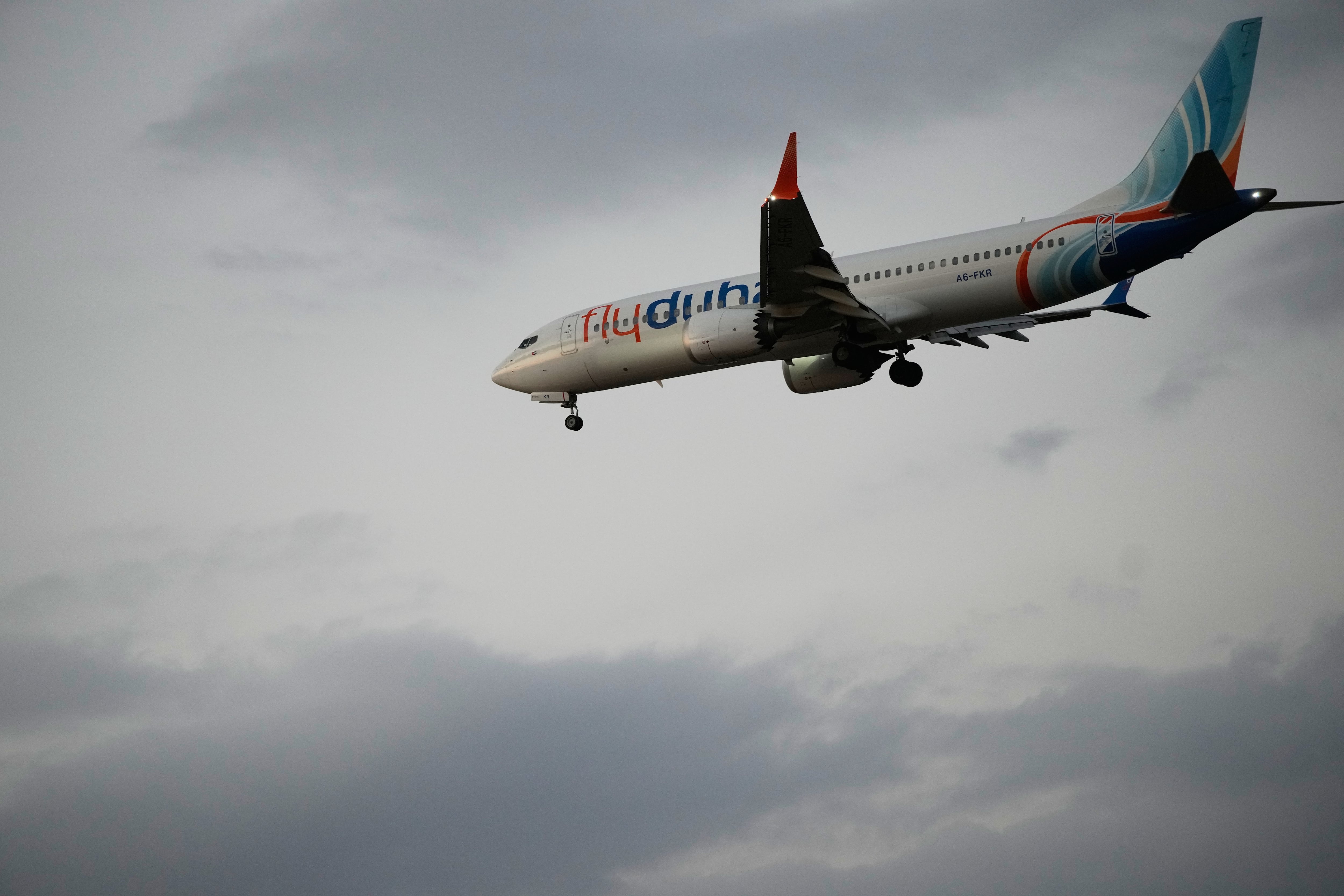 Un avión de FlyDubai con pasajeros israelíes a bordo, que previamente habían viajado en otro avión de FlyDubai