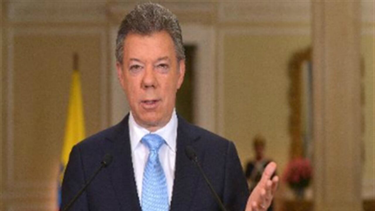 Presidente de Colombia, Juan Manuel Santos.