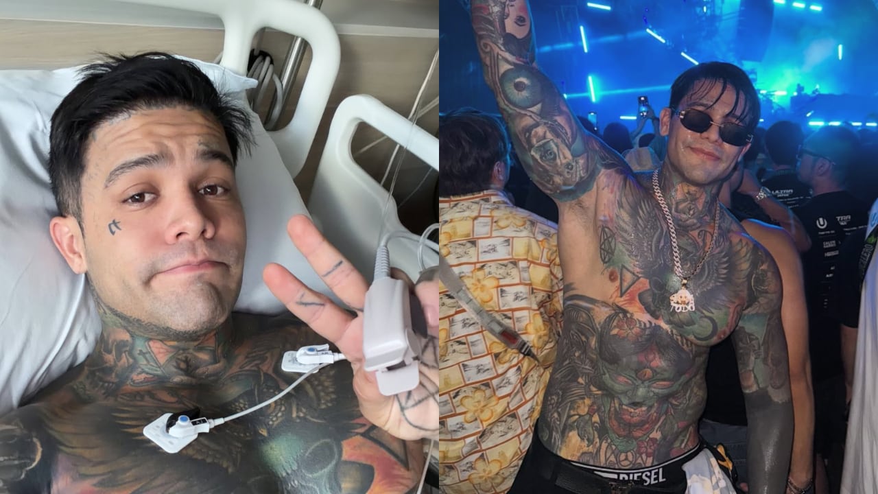 El creador de contenido reveló que está nuevamente en el hospital.