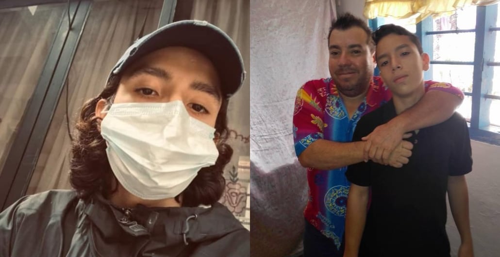 Santiago Murillo y su papá, Miguel Murillo