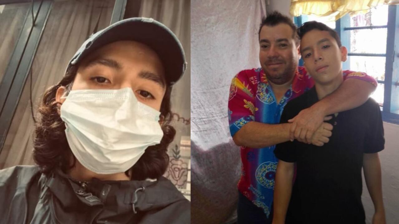 Santiago Murillo y su papá, Miguel Murillo