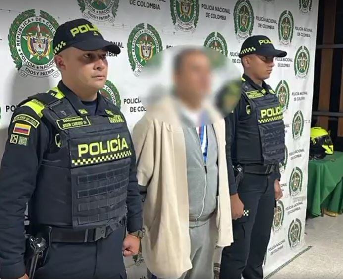 Este sujeto tenía emitida en su contra un circular roja de Interpol.