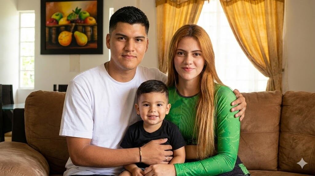 Así se vería la familia de la integrante del Desafío que resultó embarazada.