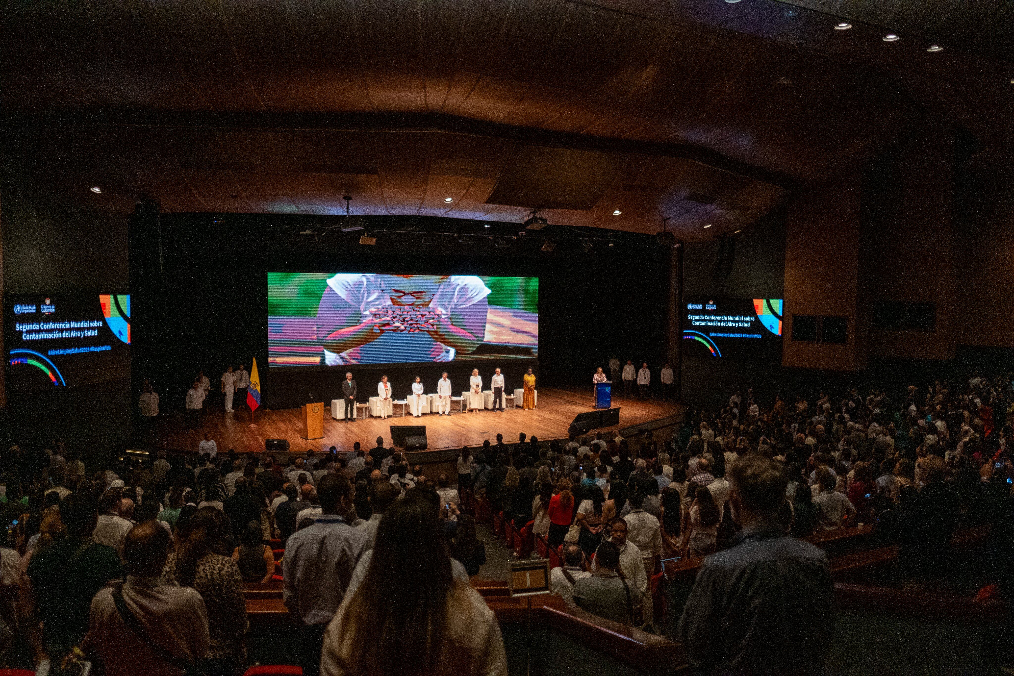 2.ª Conferencia Mundial de la OMS sobre Contaminación del Aire y Salud, donde Colombia es anfitrión