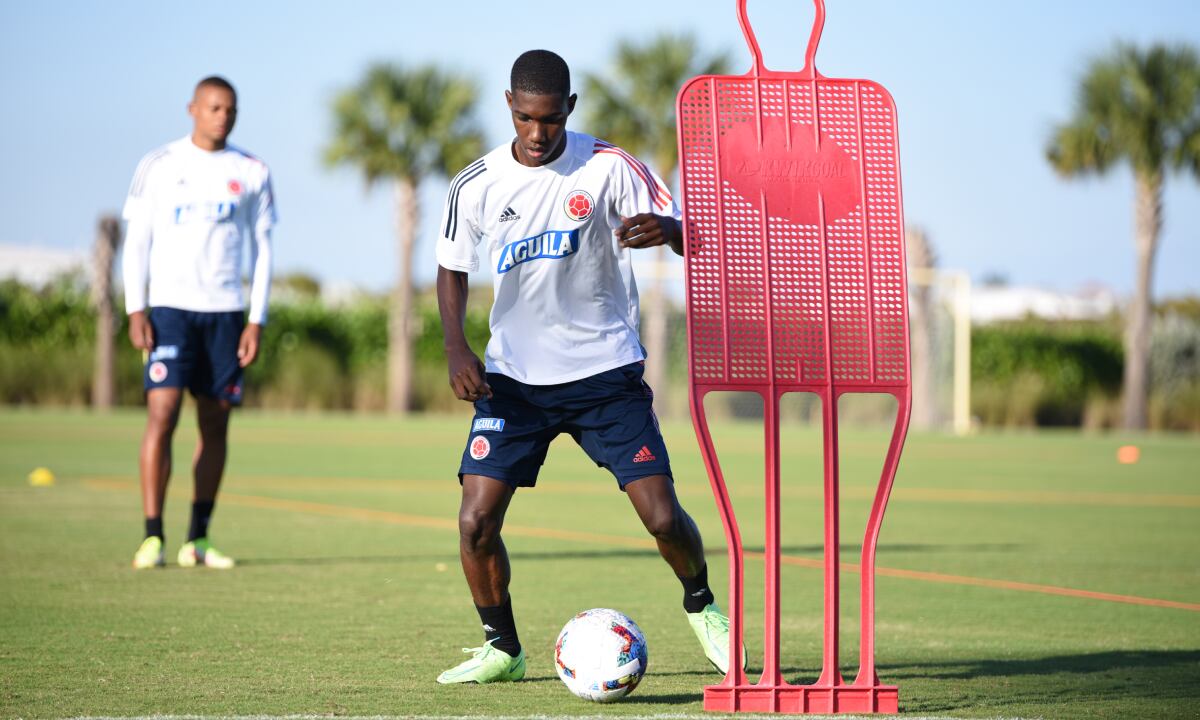 Yaser Asprilla, jugador Selección Colombia.  Foto: FCF