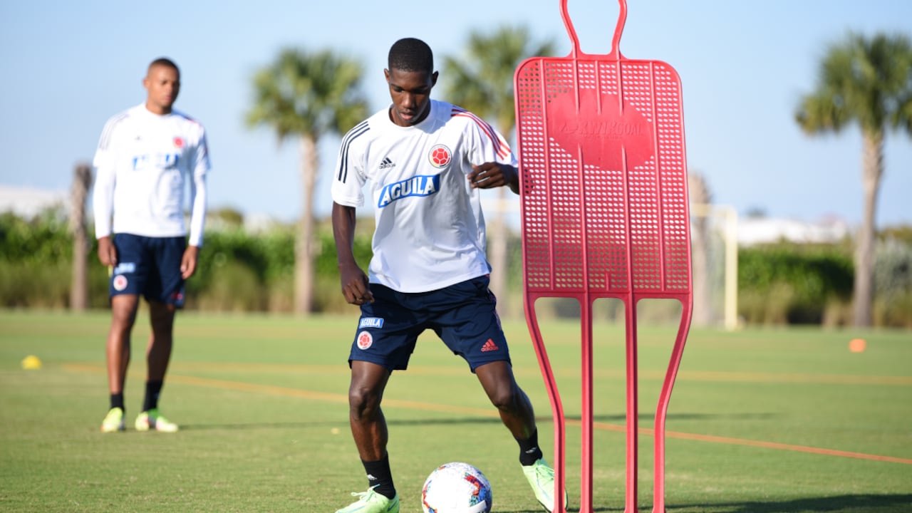 Yaser Asprilla, jugador de la Selección Colombia.