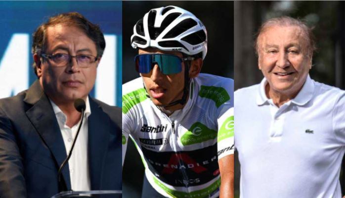 Egan Bernal compartió en Twitter un mensaje de Rodolfo Hernández en contar de Gustavo Petro