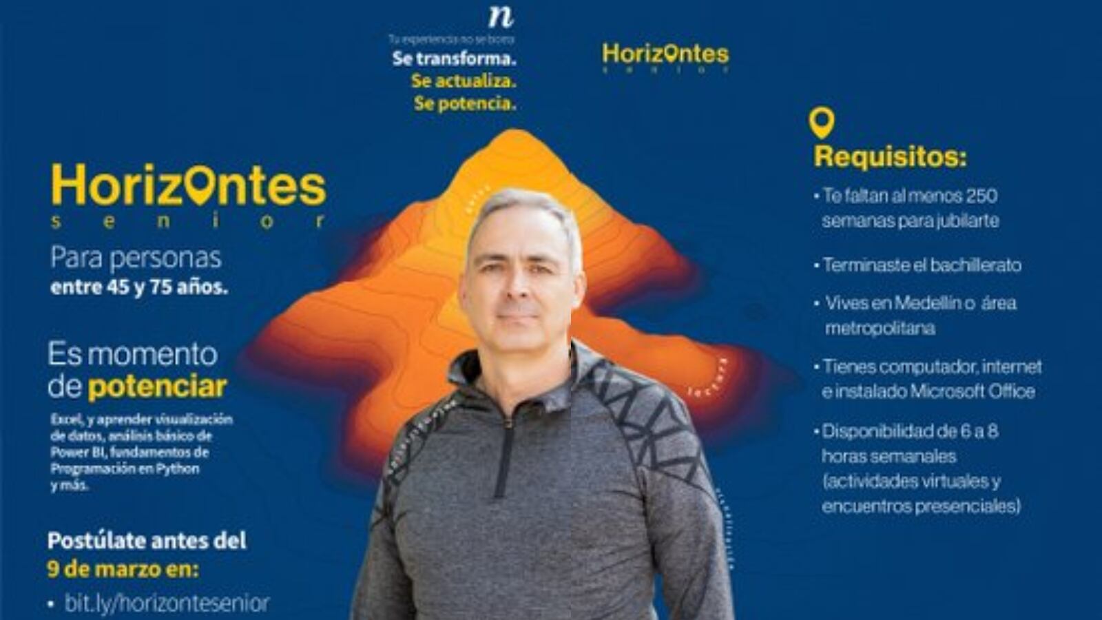 El programa de Ruta N busca fortalecer las competencias digitales de personas entre los 45 y 75 años en la ciudad.