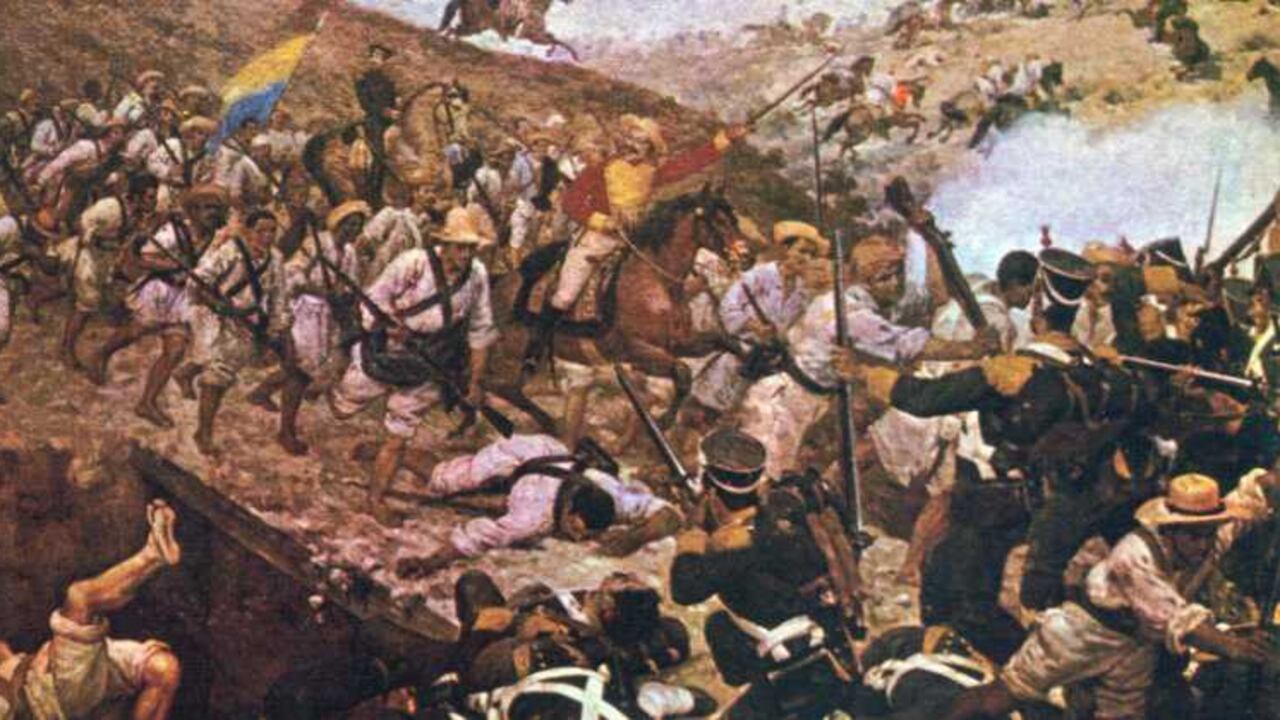 'La batalla de Boyacá' de Martín Tovar y Tovar. Foto: WikiCommons