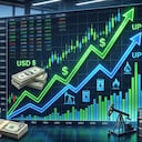 La tendencia del precio del petróleo es al alza, debido a la guerra con Irán. Foto creada con Gemini IA