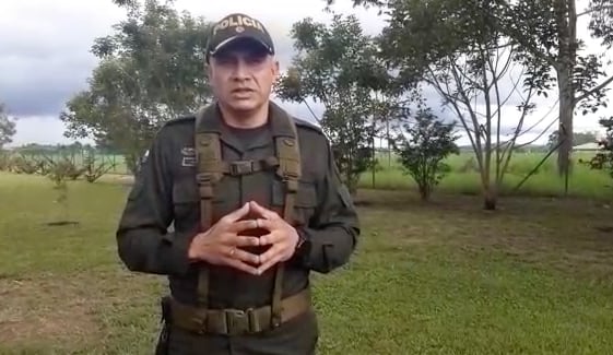 Coronel Jesús Enrique Quintero, comandante de la Policía en Cauca.