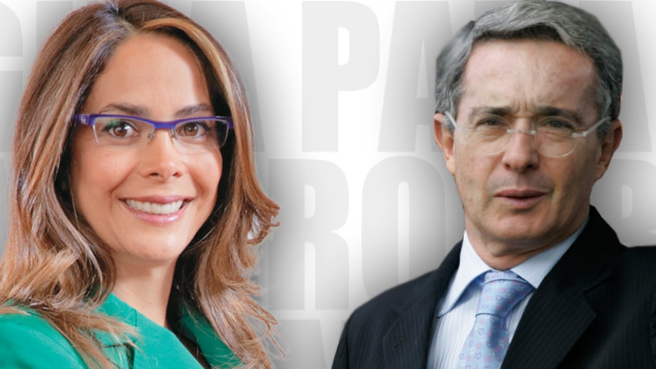 Gina Parody y Álvaro Uribe