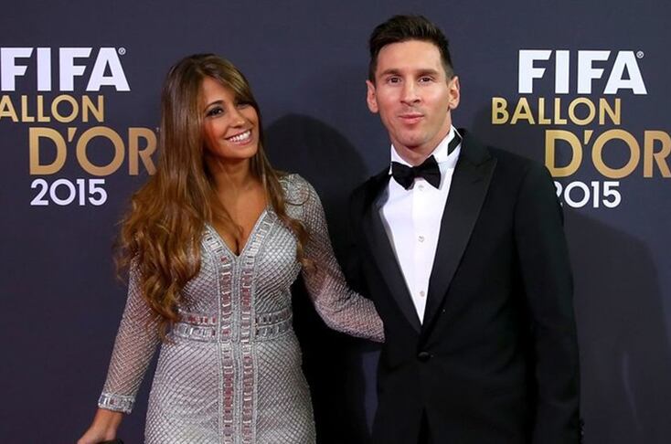 Lionel Messi y su novia Antonella Roccuzzo.