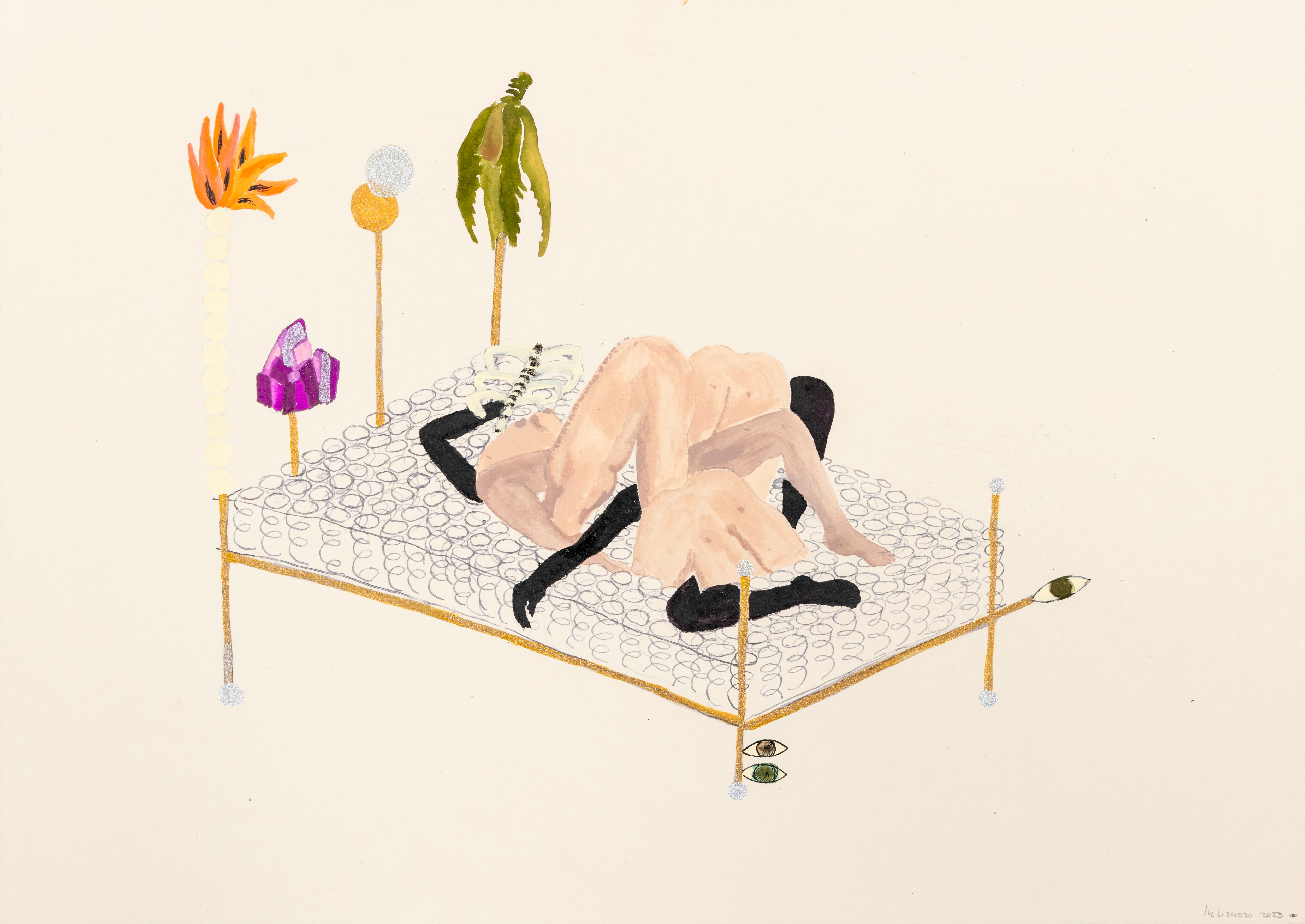 En el ojo nace la rosa' de Luz Lizarazo