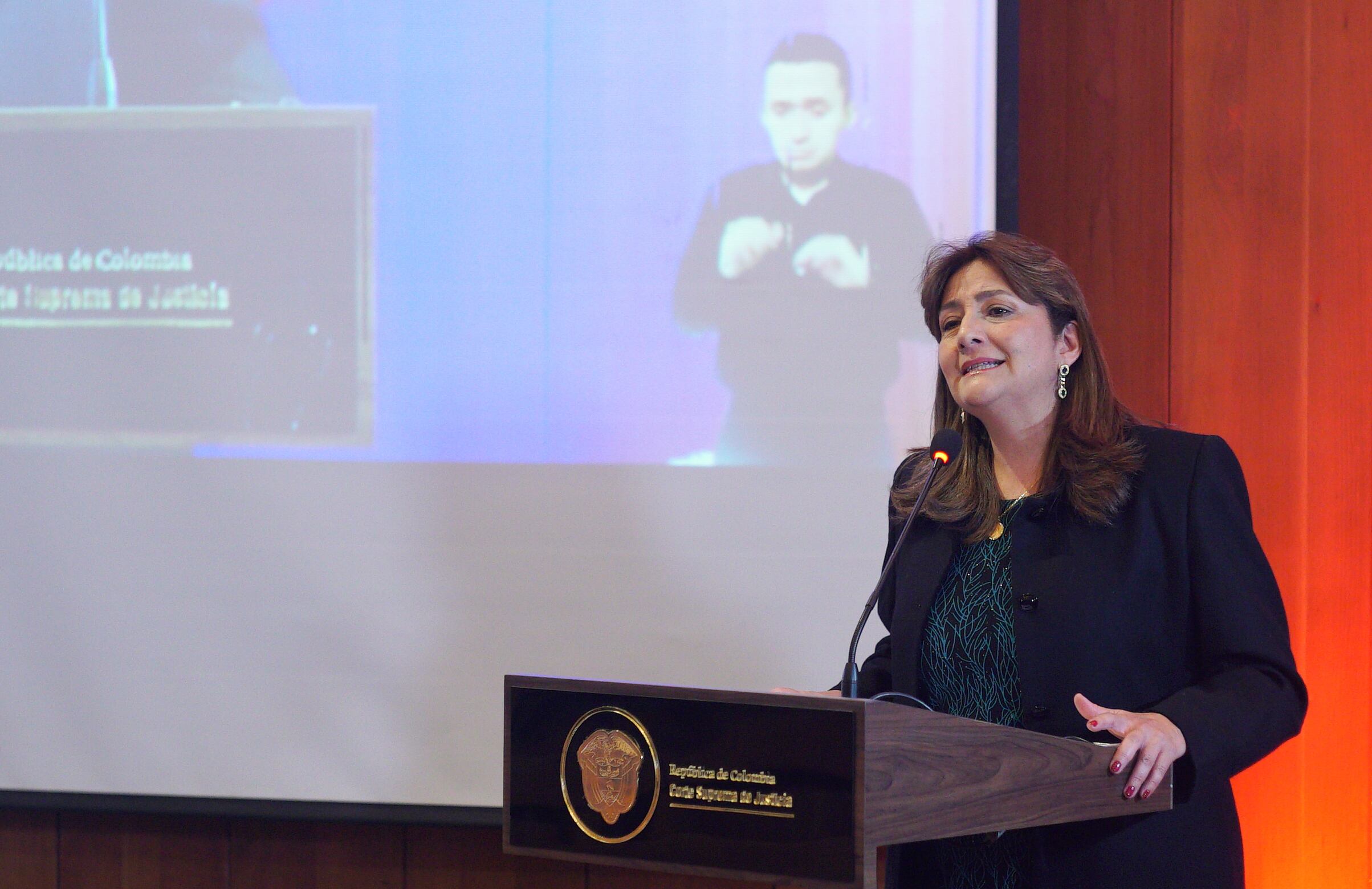 Ternadas a la Fiscalía 
Ángela María Buitrago 
se presentaron ante la Corte Suprema de Justicia, que deberá tomar su decisión a mediados de diciembre
Bogota noviembre 23 del 2023
Foto: Prensa Corte Suprema de Justicia