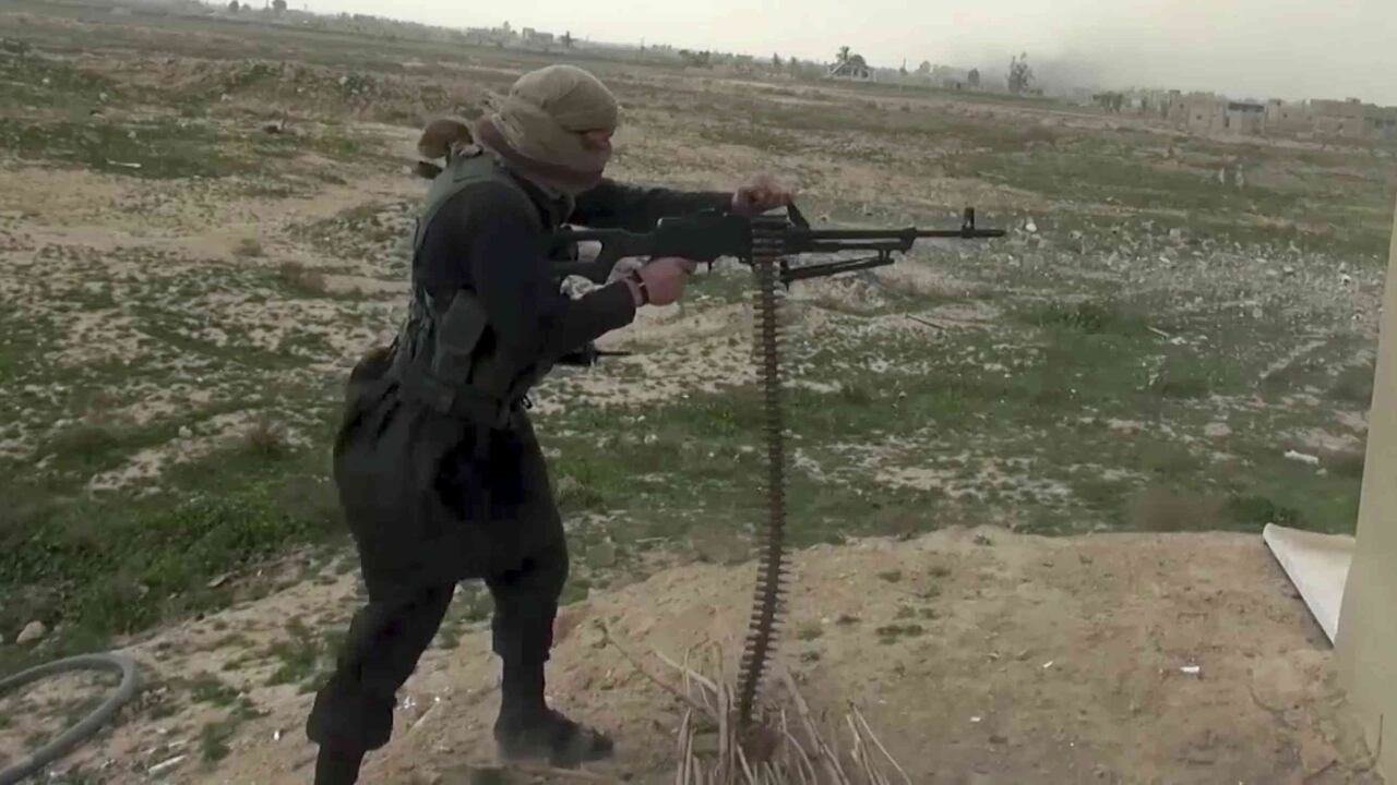 Combatiente de Isis en Siria //