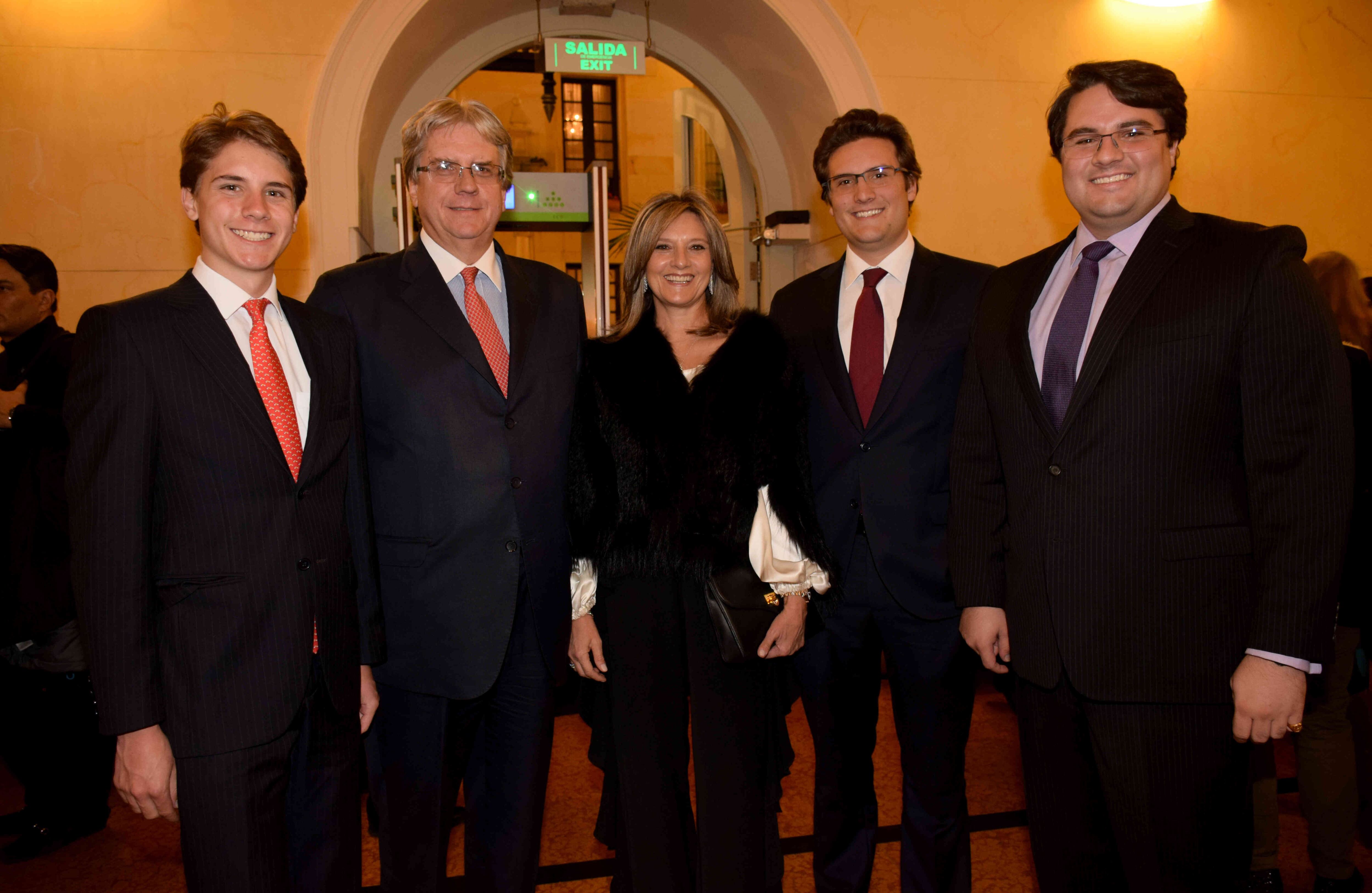 Andrés Kling, Ricardo Kling, Cristina de Kling, Thomas Kling y Ernesto Kling.