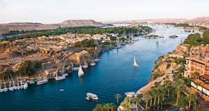 Hoy, parece como si Nubia empezara y acabara en la isla Elefantina, un pedazo de tierra de cerca de un kilómetro de longitud.