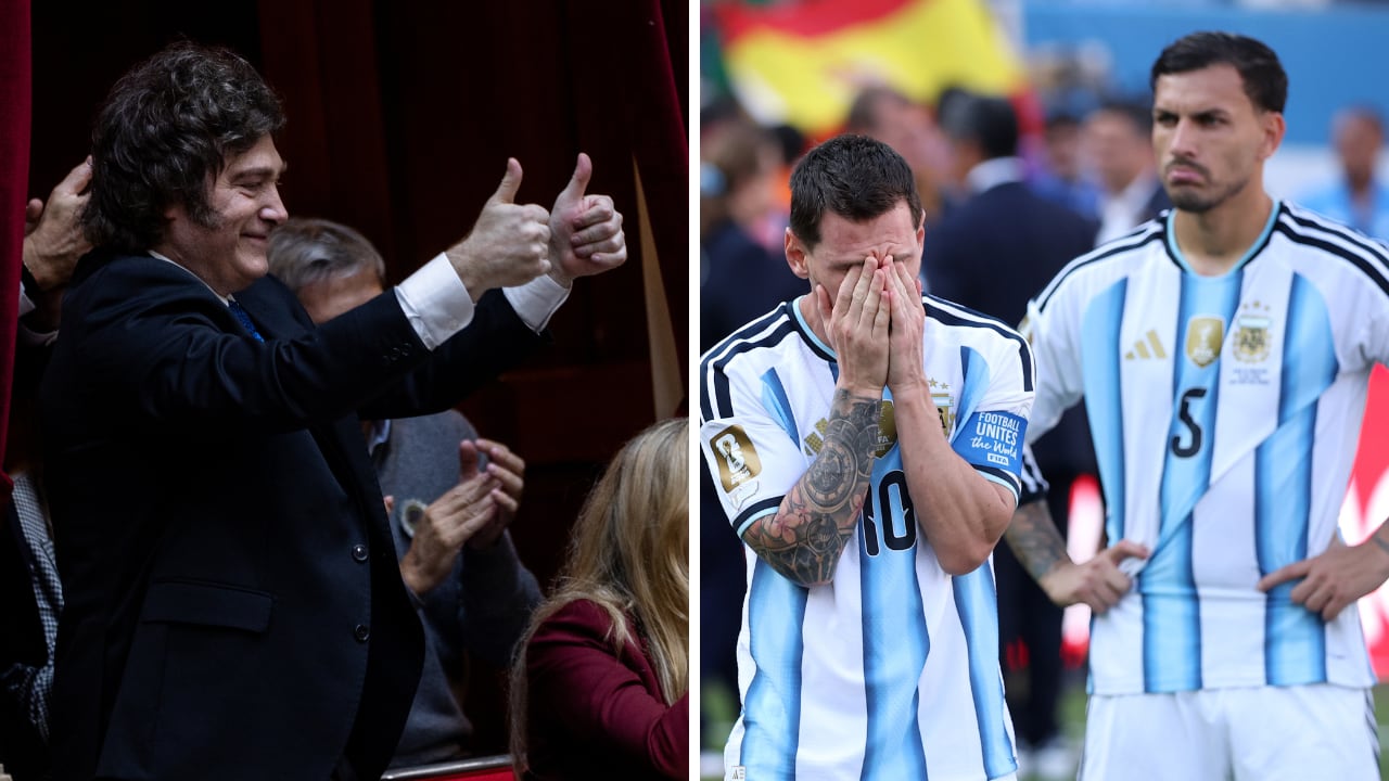 Javier Milei se pronunció tan pronto como acabó el partido entre Argentina y España.