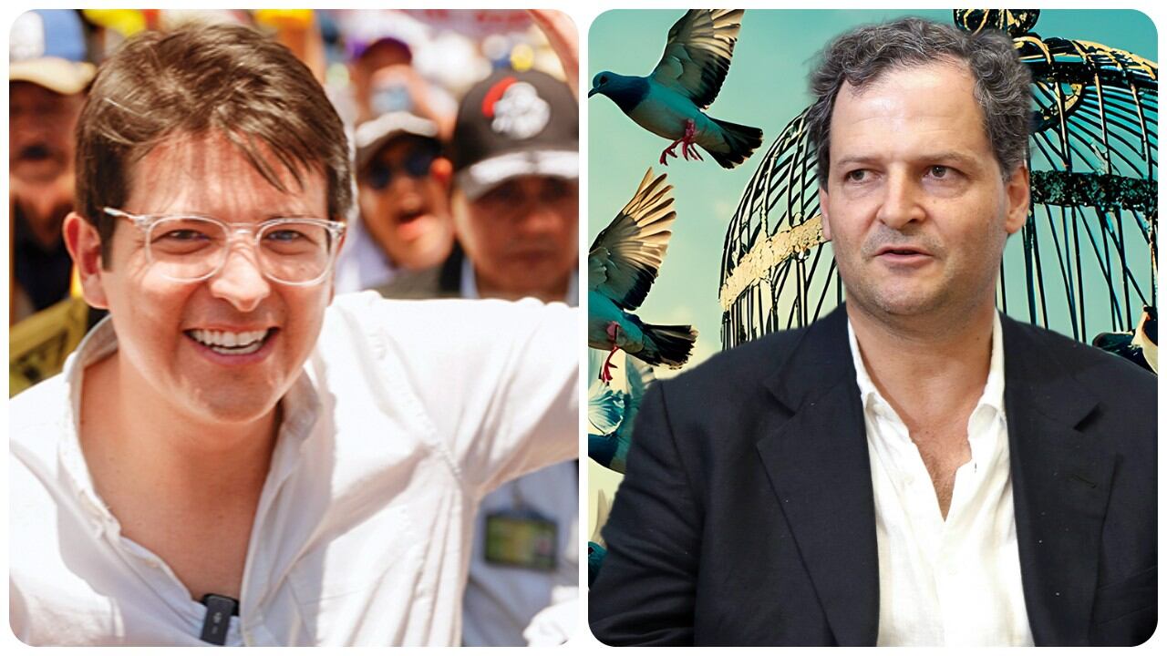 Miguel Uribe Turbay y Sergio Jaramillo.