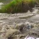 Habitantes de la zona dieron a conocer un video de la situación que se presenta a la altura del sector de Vuelta Perico que se suma a la registrada hace unos días en otro punto de las riberas del afluente.