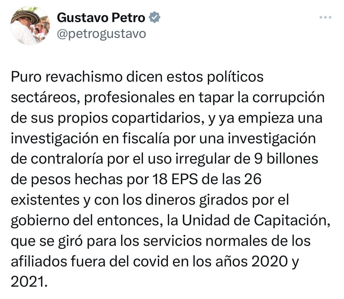 Mensaje presidente Gustavo Petro